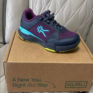 KURU Dark Purple and Teal Sneakers